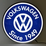 Vw Led Sign Volkswagen Logo Beetle Bus Van Bug Back Lit Lamp Opti Neon 1949 Olp. Fixed Price $179.99.