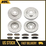 Front Rear Drill Slotted Rotors Pads Ford Mustang V8 4.6L 2005-2008 54134. Fixed Price $180.49.