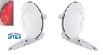 Side Rear View Mirrors Led Signals Convex, Flat For 1955-1957 Chevy Bel Air. Fixed Price $104.95.