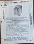 1960 Mercury Car Radio Model 04BM-2 Service Manual. Fixed Price $15.00.