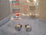 Knobs Chrome 2 Pull Radio Instrument Mopar 3747763 Custom Resto Street Rod F8. Fixed Price $20.69.