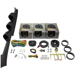 Glowshift Boost, Oil Psi, Water Temp Gauges + Triple Pod For 89-94 Nissan 240SX. Fixed Price $304.99.
