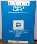 1988 5TH Ave Diplomat Gran Fury Newport Service Repair Manual Dodge Chrysler Oem. Fixed Price $16.14.