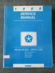1988 Mopar Dodge Plymouth Rwd Service Manual 5TH Avenue Diplomat Gran Fury. Fixed Price $29.99.
