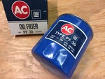 Chevrolet Buick Cadillac Pontiac Olds Nos Gm A/c Delco PF-30 Oil Filter 6437994. Fixed Price $55.00.