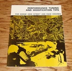 1964-1971 Dodge Hemi Street & Race Engine Performance Tuning Modification Tips. Fixed Price $14.00.