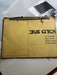 Ferrari 365GTC4 Operating Handbook Maintenance Copies. Fixed Price $229.00.