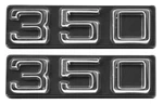 New Trim Parts 350 Front Fender Emblem Pair / For 1970-75 Chevy Camaro 6831. Fixed Price $61.99.