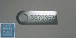 1966-67 Chevrolet Chevelle M-20 Muncie Transmission Tag 3870357. Fixed Price $19.99.
