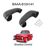 1953 1954 1955 1956 Ford Pickup Inside Door Arm Rests Black. Fixed Price $54.25.