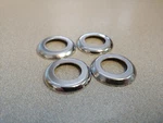 Excellent Used Original Porsche 911 912 914-6 Wiper Shaft Chrome Washers. Fixed Price $15.00.