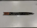 1959 Chevy Truck Apache 32 Front Fender Emblem Original Gm Name Plate Rh. Fixed Price $115.00.