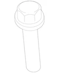 Genuine Mercedes-benz Hexagon Head Bolt 304017-006028. Fixed Price $12.11.