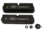 Black Satin Valve Covers With Ford Racing Logo. Fixed Price $211.50.