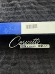 Corvette Stingray 1963 1964 1965 Rear Deck Emblem 3797414 Gm Nos. Fixed Price $90.00.