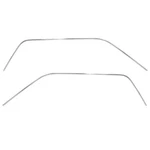 1965 1968 Mustang Coupe Roof Drip Rail Moldings Pair / 2 Pcs Chrome Metal M3648. Fixed Price $119.99.