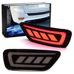 Blackout Smoke Full Led Rear Bumper Reflector Lights For Jeep WK2 Grand Cherokee. Fixed Price $43.09.