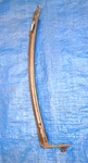 1970-74 Challenger Cuda E-body Mopar Left Door Rear Of Window Track With Bracket. Fixed Price $59.95.