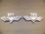 Ford 289 Emblems Oem C5AB-16237-A C50B-16237-A 1965 66 Mustang Fairlane. Fixed Price $160.01.