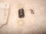 Door Side Curtain Vent Window Lower Hinge Rebuild Kit, New. 53-55 Corvette. Fixed Price $13.00.