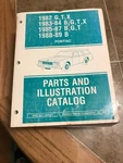 Nos Pontiac Parts Catalog Book Manual 82-90 Bgtx Models Grand Prix Gm Vintage. Fixed Price $99.00.