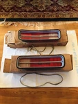 Nos Pair Mopar 1972 Dodge Polara Tail Light Lenses & Gaskets "police Car" Nibs!!. Fixed Price $399.95.