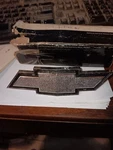 Nos 1973 Chevelle Bowtie Grille Emblem 6258024. Fixed Price $25.00.