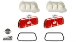 1971 1972 1973 Ford Mustang Tail Light Kit Housings Lenses Seals. Fixed Price $375.99.