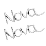 2PC Chrome Kit Front Fender Emblem Badge For 1969-1972 Nova 3953676. Fixed Price $36.00.