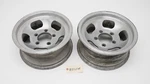 Vintage Ford Dodge Jeep 15X7 Slotted Aluminum Mag Wheel On 5.5, Pair.. Fixed Price $399.99.