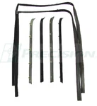 New Front Beltline Molding & Glassrun Weatherstrip Seal Set / For 81-87 Gm Truck. Fixed Price $167.99.