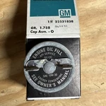 1980-85 Nos Chevy Buick Pontiac Oil Filler Cap Gm 22531828. Fixed Price $36.00.