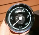 1964 Vdo 100 Km Speedometer Vintage 1/2" Case/body - W0.6175. Fixed Price $149.00.