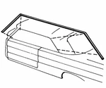 1963 1964 Chevrolet Impala Roofrail Weatherstrip 2 Door Hardtop Buick Olds. Fixed Price $38.00.