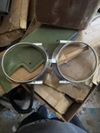 Nos 1961 Ford Falcon Headlamp Doors Pair. Fixed Price $219.00.
