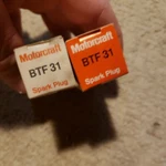Nos Autolite Btf 31 Spark Plugs (2). Fixed Price $15.00.