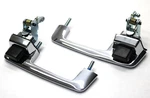 New Chrome W/black Button Outside Door Handle Pair For 1968-1970 Mopar B-body. Fixed Price $163.99.