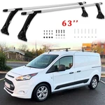 Roof Rack 63" Cross Bar Rain Gutters Rails Ford Transit Cargo Van 2015-2025. Fixed Price $169.15.