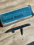 1975 Nos Oldsmobile Header Hood Molding Extension Gm # 231809 Delta 88 98. Fixed Price $36.00.
