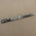 1970-1974 Plymouth "custom Suburban" Emblem 3444998, Fury Station Wagon, Mopar. Fixed Price $55.79.