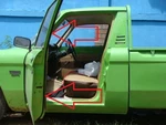 Fit Chevrolet Luv KB20 Truck Pickup Door Rubber Weather Strip SEAL1975-80. Fixed Price $89.99.