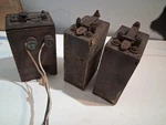 3X Antique Ford Model Battery Box Wood Ignition Coil Untested Script Logo. Fixed Price $44.99.