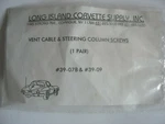 Reproduction #39-07B & #39-09 Vent Cable Steering Column Screws Corvette. Fixed Price $5.99.