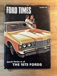 October 1972 Times The 1973 Fords Magazine Vol. 65 No. 10 - Bagged & Boarde. Fixed Price $5.09.