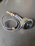 Nos Ac Oil Temp Gauge 1513512 & Metal Flex Hose Assy 100-280 Jeep Military Truck. Fixed Price $55.00.