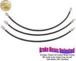 Brake Hose Set Ford F250 4X4, 1961 1962 1963 1964 With 3M Front Axle. Fixed Price $89.99.