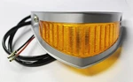 New Park Light Lamp Stock Rim Amber Lens 1951-52 Ford Pickup Truck 1C-13200-AMB. Fixed Price $34.95.