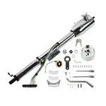 Chrome 32" Gm Tilt Automatic Shift Steering Column W/ignition Key & Adapter. Fixed Price $204.55.