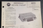 Vintage 1971 AR10 Am-fm-multiplex Auto Radio Service Data Manual Model FM481AX. Fixed Price $6.50.