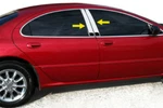 FIT:2001-2004 Chrysler Concorde 4PC Pillar Post Trim Stainless Steel Molding. Fixed Price $77.28.